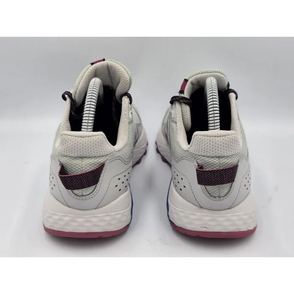 New Balance T410 V8 Womens Size 8 Gray Purple Trail Running Shoes Sneakers